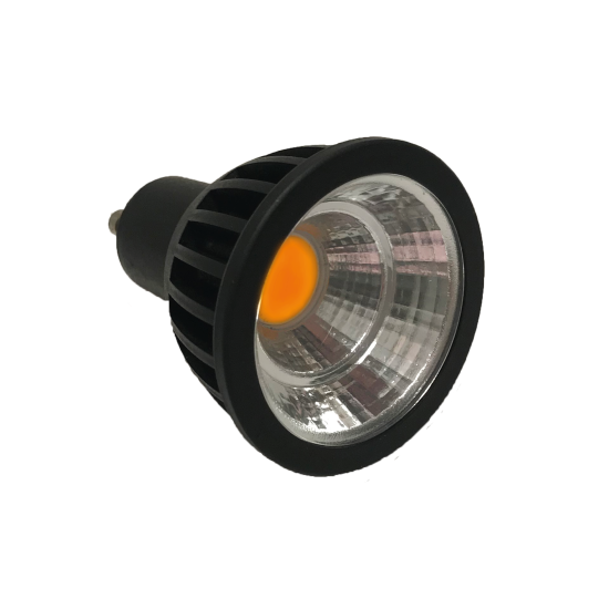 LED Spotlight BLACK GU10 7W 2700K 30° CRI98