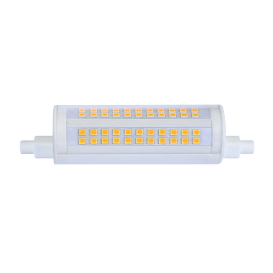 LED R7S 18W SMD 2700K 230V DIM 80RA Ø28x118mm