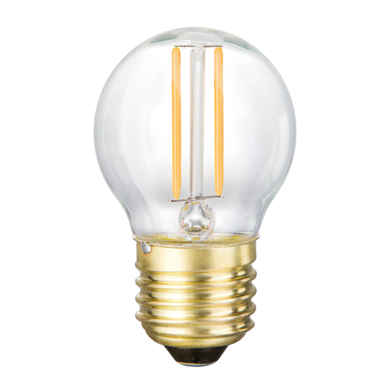 LED Kogellamp E27 helder 2W 2200K