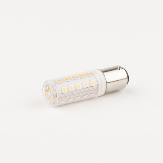 LED slim S bulb B15d 4W 220-240V 2700K DIM Ø17x55mm