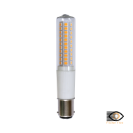 LED slim bulb B15d 8W 220-240V 2500K DIM Ø18x100mm